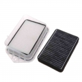 1set 2 Hole Cabin Filter For Vw Sagitar Passat Magotan Tiguan Touran Audi Buy1+1free - Cabin Filter - ebikpro.com