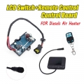 12v 24v Diesels Air Heater Lcd Monitor Switch & Remote Control & Control Board Motherboard Car Truck Parking Heater Cont