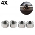 4PCS CNC machined Oxygen Sensor Notch Nut Weld Bung Standard M18 X 1.5 Thread 304 Stainless Steel Universal Part|Exhaust Gas Oxy