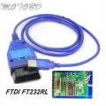 Car Ecu Scan Tool 4 Way Switch Auto Car Obd2 16pin Ftdi Ft232rl Chip Vag Usb Diagnostic Cable For Fiat Vag Usb Interface - Diagn