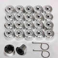 20PCs/Set 17MM ALLOY WHEEL LOOKING NUT LUG BOLTS COVERS CAPS FOR VW /GOLF /PASSAT /POLO|bolt cover caps|lug boltbolt covers - Of