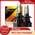 2Pcs AUXITO Z1 H4 Turbo LED H7 Car Headlight Bulbs H13 H8 H11 9005 9006 9012 HIR2 10000LM For Fiat 500 500L Infiniti FX35 Q30|Ca