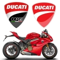 Resin Jante Ducati v4s 3d Stickers Corse Logo Motorcycle Tank Pad For Ducati v4 Xdiavel 1260 Hypermotard 950 797| | - Officema