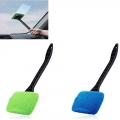 New Car Mop Cleaning Windows Windshield Fog Cleaning Tool Brush Washing Rag Wipe Duster Home Office Auto Windows Glass Cloth - S