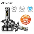 H4 Led H7 20000lm Mini With Zes 6500k 5000k Led Lampada H1 Bulb Hb3 9005 9006 Hb4 Fog Light H8 H11 4300k 12v 2pcs Hlxg - Car Hea