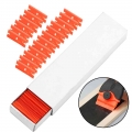 100 Pcs Double Edged Plastic Razor Blade Car Wrap Sticker Squeegee Label Clean Razor Glue Remover Window Glass Clean Scraper|Scr