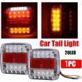 1pcs 12V LED Indicator Lights Stop Rear Tail Reverse Light Indicator License Plate Lamp Truck Trailer Waterproof|Truck Light Sys