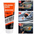 Headlamp Repair Kits Car Headlight Restoration Polishing Kits Cleaning Paste Refurbish Paint Care Car Light Lens Polish Polisher