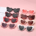 Love Heart Shaped Sunglasses Women Big Frame Cute Sexy Retro Cat Eye Vintage Sun Glasses Uv400 Protection Unisex Eyewear - Cycli