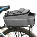 Multifunctional Bicycle Rear Seat Bag Waterproof Cycling Bike Rack Trunk Cargo Bag Pannier Large Capacity Handbag Shoulder Bag|B