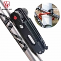 WHEEL UP Anti cut Safety MTB Folding Bike Lock Professional Anti theft Alloy Steel Foldable Bicycle Lock Keys Password|Bicycle L