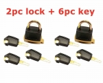 2set Padlock 6 Key # 246 2641 5P8500 for Caterpillar 735 740B D250E II AP 1055E AP 900B IT28F IT62G BG1055E IT38H IT62G|Truck St