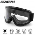 Winter Windproof Motocross Glasses Men Women Transparent Lenses Motorcycle Goggles For Dirt Bike Ski Snowmobile Snowboard - Glas