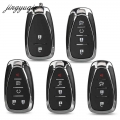 Jingyuqin Smart Remote Key Shell Replacement For Chevrolet Cruze Malibu Camaro 2/3/4/5 Buttons Keys Fob Body Housing - Car Key -