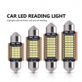 1X 12V 15V C10W C5W LED Canbus Festoon 31mm 36mm 39mm 41mm For Car Bulb Reading Light License Plate Lamp 6000K White Free Error|