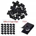 50pcs/Bag Car Metal Clips Speed Fastener U Nuts Self Tapping Screw Spire Clamps Spring Plate Universal Interior Accessories|Nuts