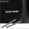 3d Harman/kardon Hi-fi Speaker Stereo Speaker Aluminum Badge Emblem Sticker Car Accessories Styling