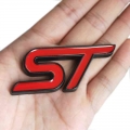 Metal Red Blue St Front Grille Sticker Car Head Grill Emblem Badge Chrome Sticker For Ford Fiesta Focus Mondeo Auto Car Styling