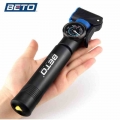 Beto Bike Pump 120psi Big Gauge Bicycle Pump Road Mountain Bike Pumps Tire Air Inflator Hi Volume/Pressure Portable Cycling Pump