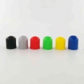 100 Pcs/lot Plastic Tire Valve Caps Car Tire Valve Covers 8v1 Threads Valve Stem Caps 6 Colours - Valve Stems &