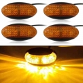 4PCS 12V LED 24V Stop Signal Side Lights Auto Lorry Yellow Trailer Light Toy Truck Accessories Parking Lights for Trucks|Truck L