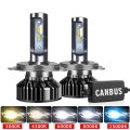 Car Headlight Csp 16000lm 110w H4 Led H7 Canbus H1 H3 H8 H11 9005 9006 9007 880 3000k 6000k Car Auto Headlamp Led Lights For Car