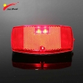 JS Leds Red Bicycle Rear Light Bike Rear Rack Light Lamp Battery Cycling Bicycle Accessories MTB Led Bike bisiklet aksesuar