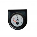 2" 52mm Fuel Level Gauge White Face Black Rim Car Analog c Fuel Gauge 12V|Water Temp Gauges| - ebikpro.com