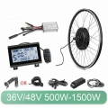 36V/48V 500W 1000W 1500W Electric Bike Motor Wheel Front Rear 20Inch 26 Inch Strong Power BLDC Hub Motor Ebike Conversion Kit|El