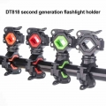 360 Rotating Cycling Bike Light Holder MTB Bicycle Pump Flashlight Mount Bracket Flash Torch Holder Front Light Clip Accessories