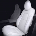 Vegan Napa Leather Full Set Car Seat Covers For 2017 2022 Tesla Model 3 Interior Cushion Protector Decoration Accessories|Automo