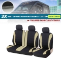 AUTOYOUTH Universal 1/2 Car Seat Cover Polyester Seat Covers Fits Most Car Trucks SUVs Automotive interior| | -