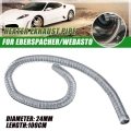 100cm Dual layer Car Heater Exhaust Pipe 24mm Air Diesel Heater Exhaust Hose Tube Stainless Steel For Webasto Eberspacher|Heater