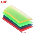 Qili Squeegee Rubber 13cm Width Rubber Red/blue/green/transparent Color Squeegee Rubber - Sponges, Cloths & Brushes - Office