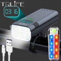 TRLIFE 10000mah Bicycle Light Rainproof USB Charging LED Cycling Lights Front Lamp Headlight Flashlight Bike Light as power bank