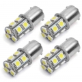 4PCS 11566 1157 Reverse Bulbs Auto Brake Lamps Running Light 5050 13SMD Turn Signals R10W BA15S 1156 P21w|Signal Lamp| - Offic