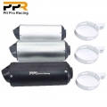 38mm 28mm Motorcycle Exhaust Muffler Tip Pipe For 125 150 160cc Dirt Pit Bike Atv Black Grey Kayo Bse - Exhaust & Exhaust Sy