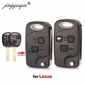 2/3 Buttons Modified Flip Remote Key Shell For Lexus Rx300 Ls400 Ls430 Es330 Sc430 Is300 Lx470 Rx330 Rx350 Gs300 + Button Pad -