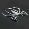 Car Stickers Metal 3d Spider Car Logo Gold/silver Car Styling Accessories Metal Sticker Chrome Spider Badge Emblem