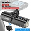 Towild Cl1200 Bike Light Front Lamp Usb Rechargeable Led 1200lm 4000mah Bicycle Light Waterproof Headlight Bike Accessories - Bi