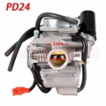 PD24 Carburetor 24mm carburador GY6 125cc 150cc Engine Carb For ATV Quad Go Kart Scooter Moped Motorcycle|Carburetor| - Office