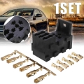 3 Way Black Car Seat Medium Relay Fuse Box with 11pcs Terminals Car Engine Insurance Holder Box Mounting|Fuses| - ebikpro