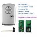 Cn007174 Aftermarket 3 Button Toyota Land Cruiser Prado 2010+ Smart Key B74ea P1 98 4d-67 Chip Fccid 89904-60a50 Keyless Go F433