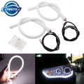 2pcs/lot 30/45/60cm 12V Car LED Flexible Strip Lights Daytime Running Light Tube Headlight Driving Lights AUT0 DRL White DC 12V|