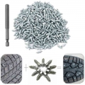 100/200pcs 4*9mm/12mm Snow Screw Tire Studs Anti Skid Falling Spikes Wheel Tyres For Car Motorcycle Bicycle Car Winter Emergency