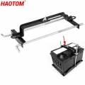 Universal Adjustable Car Crossbar Battery Tie Hold Down Rod Bracket Holder Storage Rack Tray Hooks - Battery Trays - Officematic