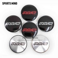 4pcs/lot 6 Colors 68mm Rays Car Wheel Center Hub Caps Car Emblem Badge Logo Wheel Center Cap Label Car Decoration - Wheel Center