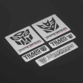 Car Styling 3D Aluminum Autobot Transformers Badge Rear Emblem Motorbike Sticker For Mobile Phone Laptop Decoration