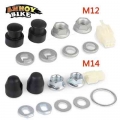 M12 M14 Electric Bicycle Motor Nut EBIKES Axle Lock Nut Lock Washer Spacer Cover Scooter| | - Ebikpro.com