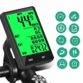 Waterproof Bike Computer Wireless And Wired MTB Bicycle Cycling Odometer Stopwatch Speedometer Watch 2.8 inch LED Digital Rate|B